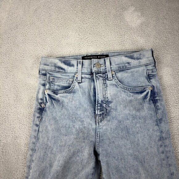 Veronica Beard Jeans Ryleigh Slim Straight High Rise Women’s Size 25 US - Picture 2 of 15